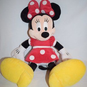 2007 Disney Parks 20 inch Polka Dot Minnie Mouse Plush